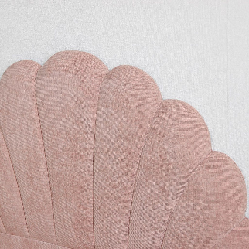 Ivory Bloom Upholstered Single Bed - 90x200 cm - Image 10