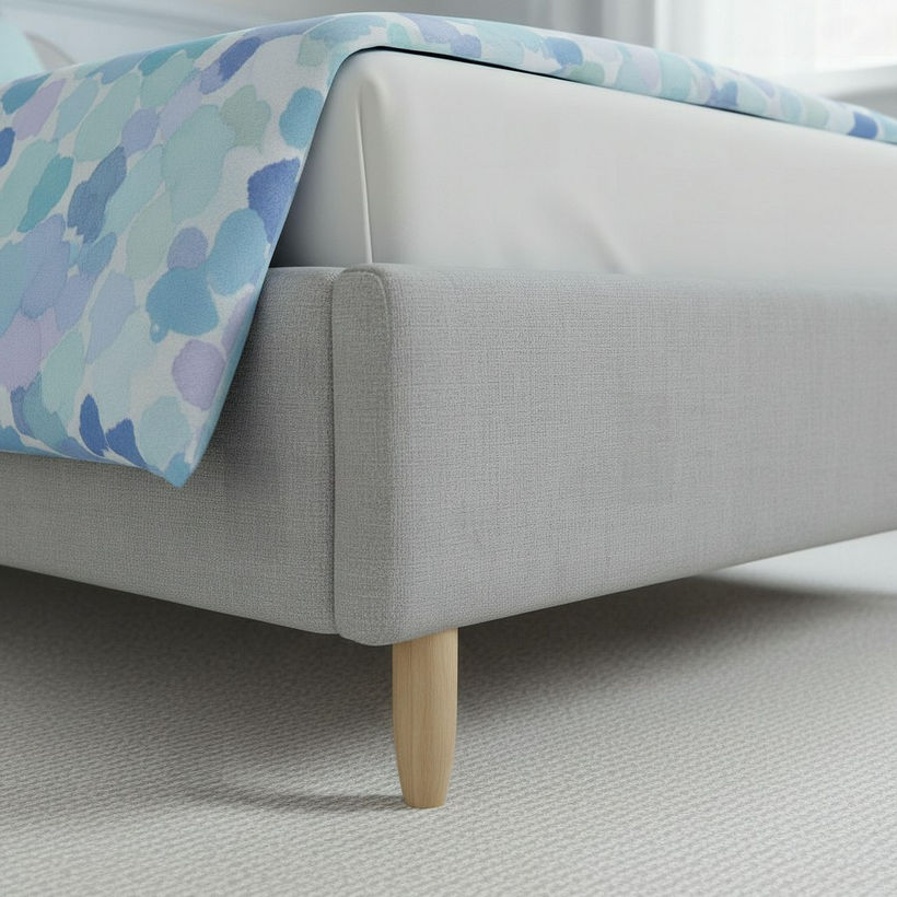 Ivory Nimbus Nxt Upholstered Single Bed - 90x200 cm - Image 5