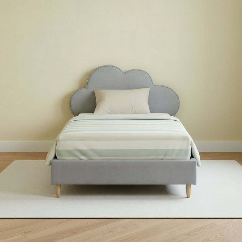 Ivory Nimbus Nxt Upholstered Twin Bed - 120x200 cm - Image 3