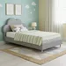 Ivory Nimbus Nxt Upholstered Twin Bed - 120x200 cm - Image 7