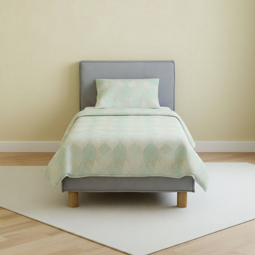 Ivory Willow Upholstered Single Bed - 90x200 cm - Image 3