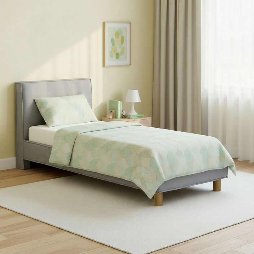 Ivory Willow Upholstered Single Bed - 90x200 cm - Image 6