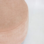 Ivory Curve Kids Armchair with Stool