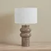 Elinor Glazed Ceramic Table Lamp with Linen Shade - 55.5 cm - Image 6