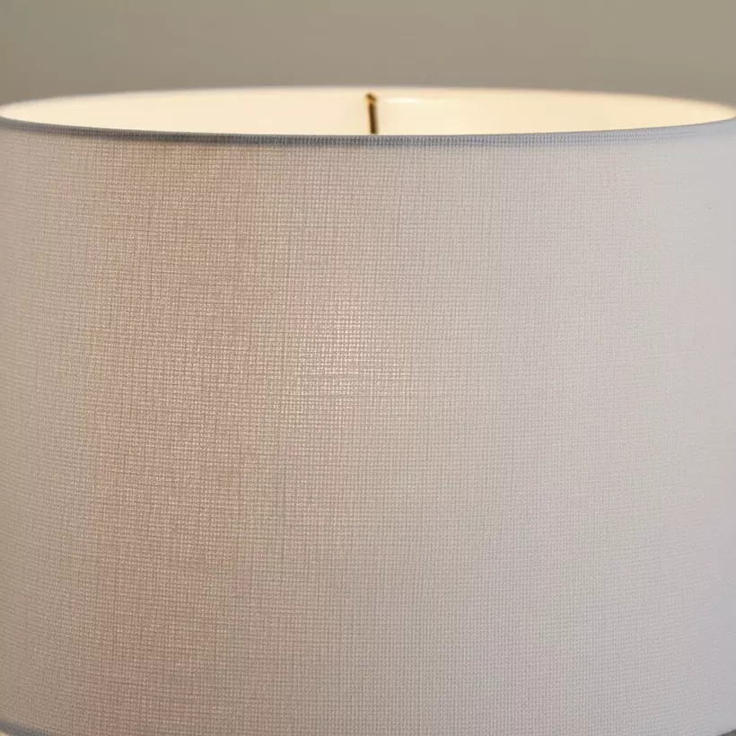 Elinor Ceramic Table Lamp with Linen Shade - 43.5 cm - Image 4