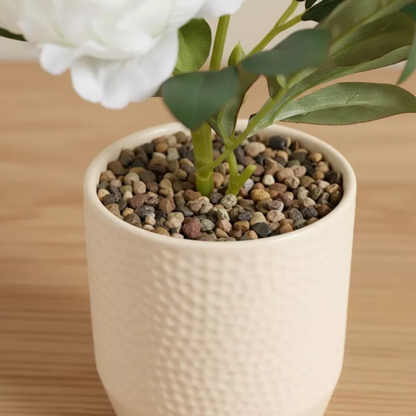 Areos Artificial Flower Potted Plants in Ceramic Pot - 38 cm - Image 3
