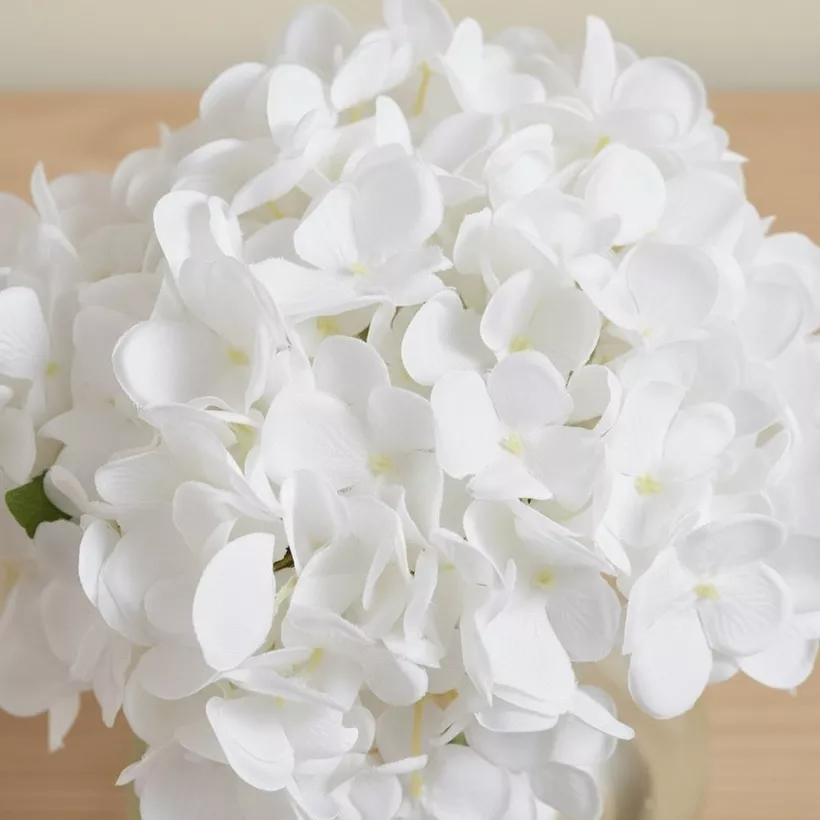Areos Artificial Fake Water Potted Flower in Glass Pot - 25 cm - Image 3