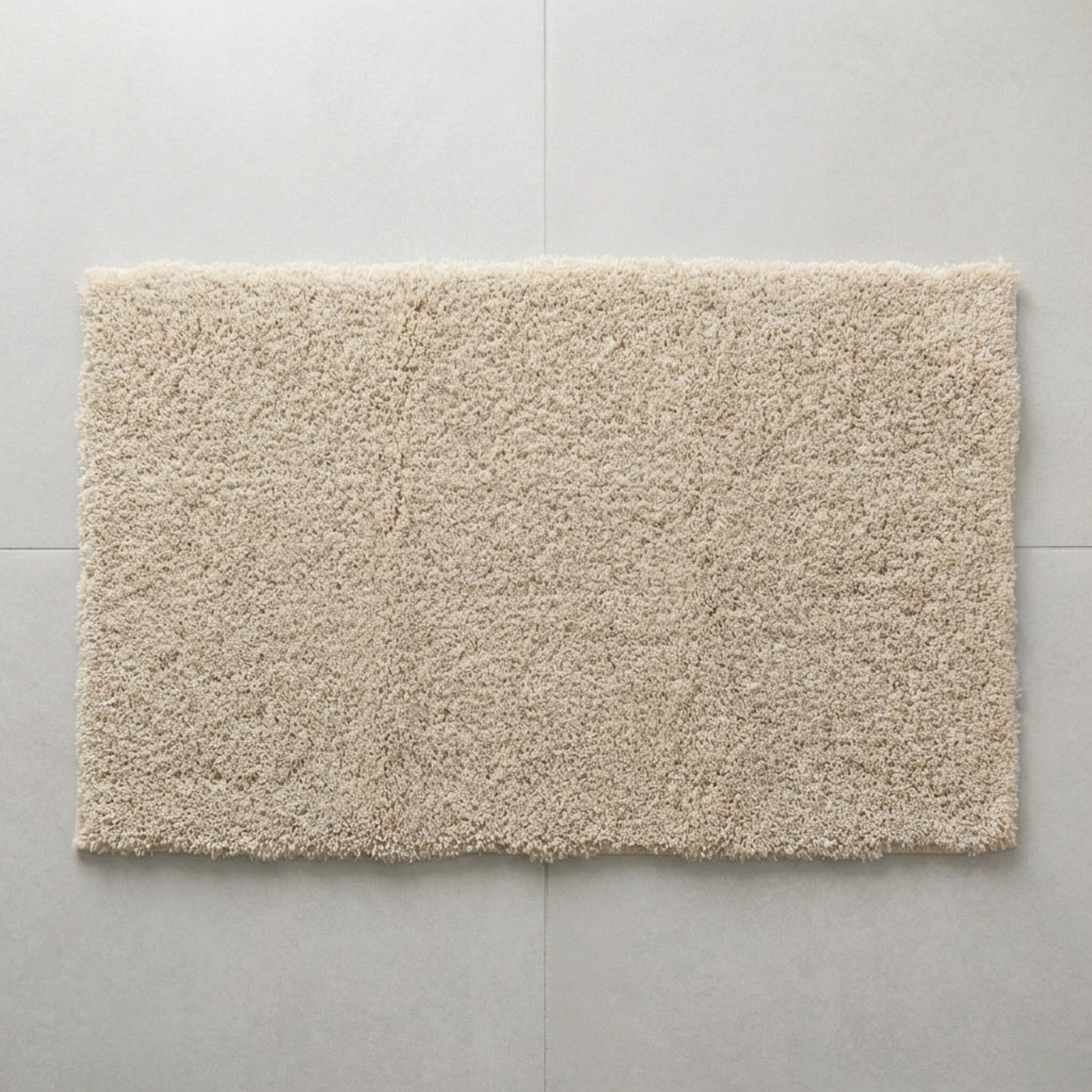 Leah Silky Shag Plush Antiskid Bath Mat - 45x75 cm