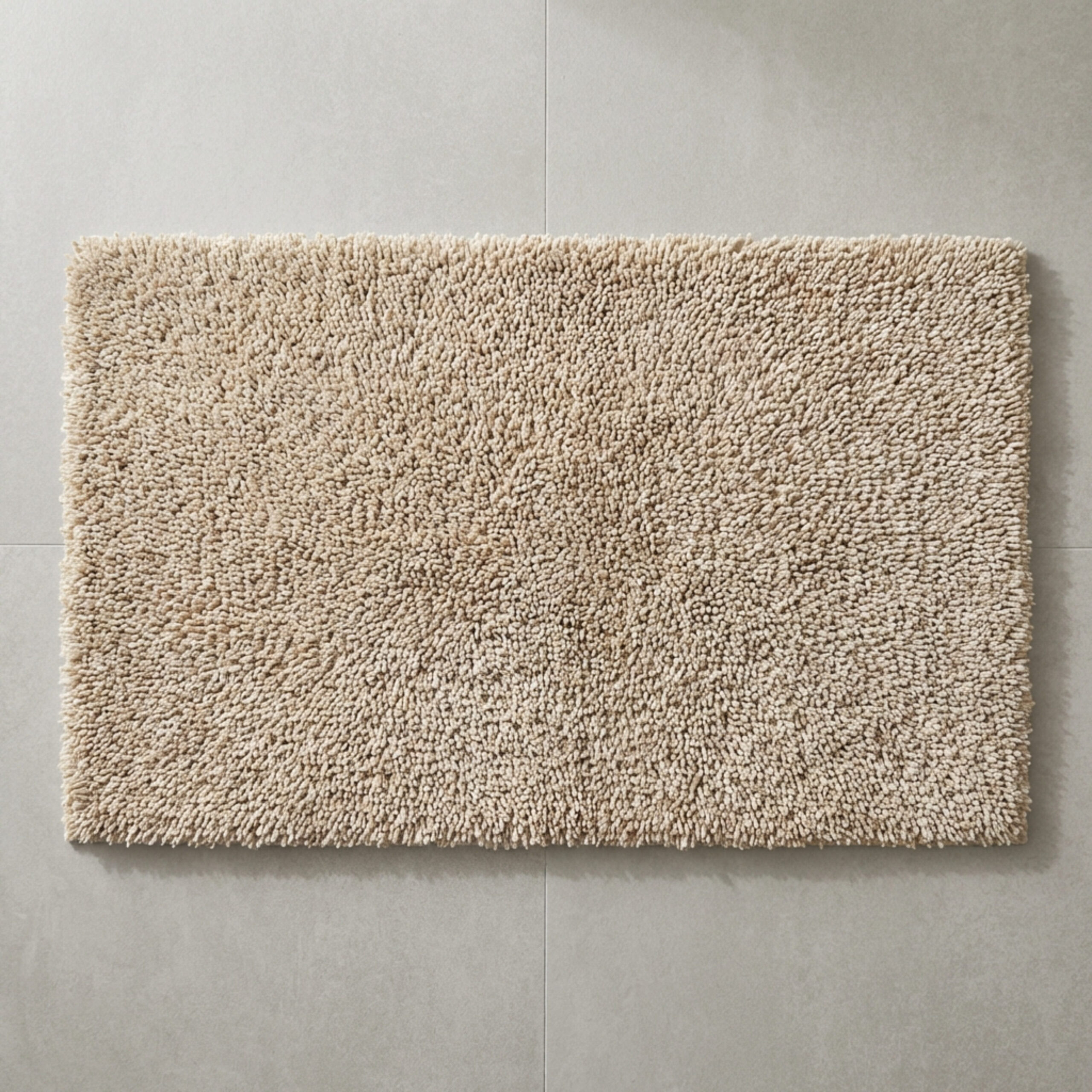 Leah Silky Shag Plush Antiskid Bath Mat - 70x120 cm
