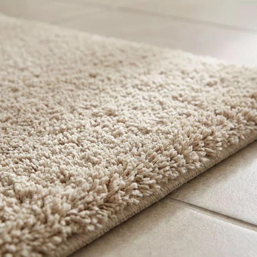 Leah Silky Shag Plush Antiskid Bath Mat - 70x120 cm - Image 3