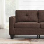 Movo Aurora 3-Seater Fabric Sofa
