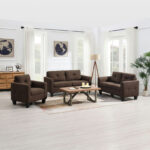 Movo Aurora 3-Seater Fabric Sofa