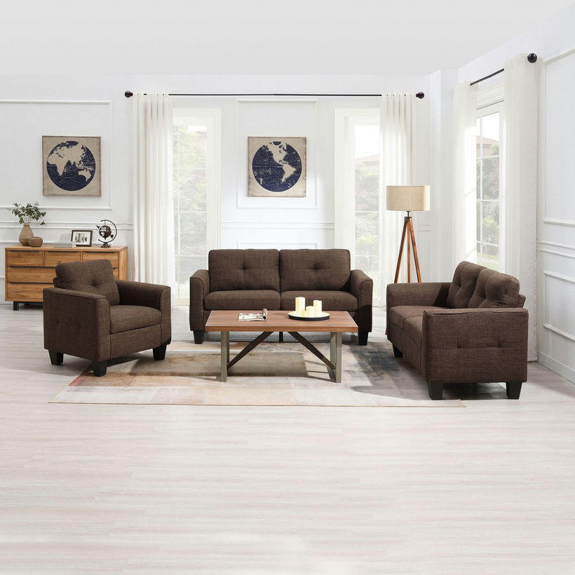 Movo Aurora 3-Seater Fabric Sofa - Image 11