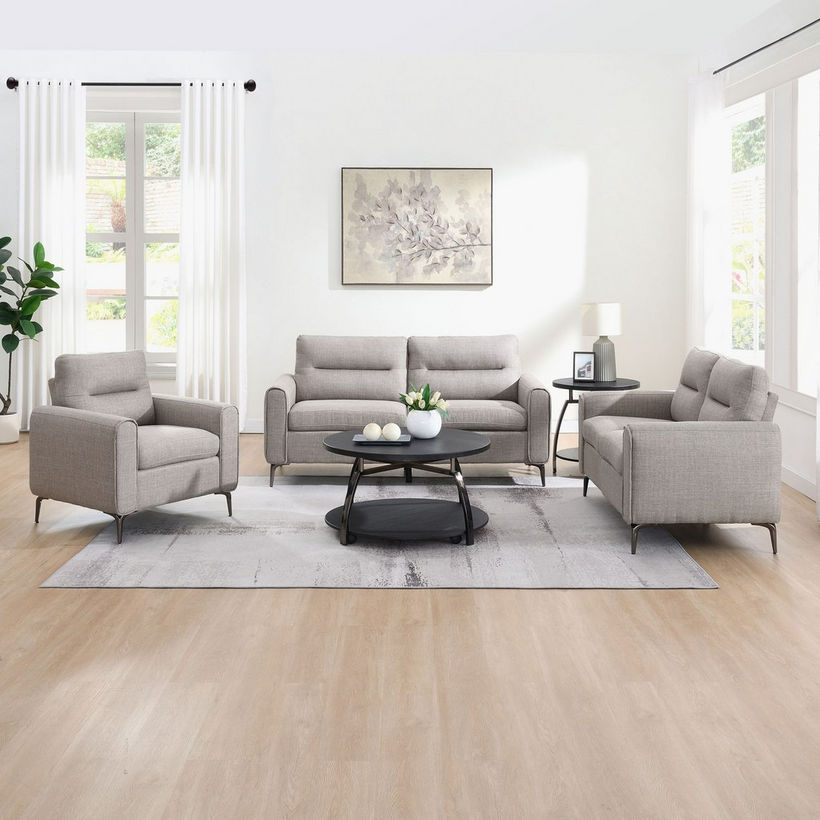 Movo Velora 3-Seater Fabric Sofa - Image 9