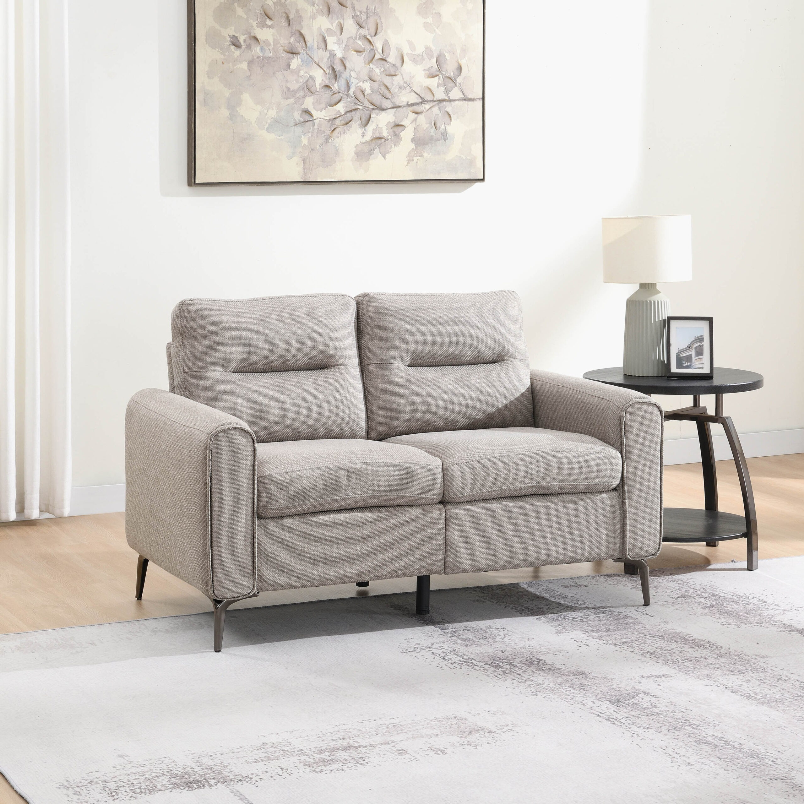 Movo Velora 2-Seater Fabric Sofa