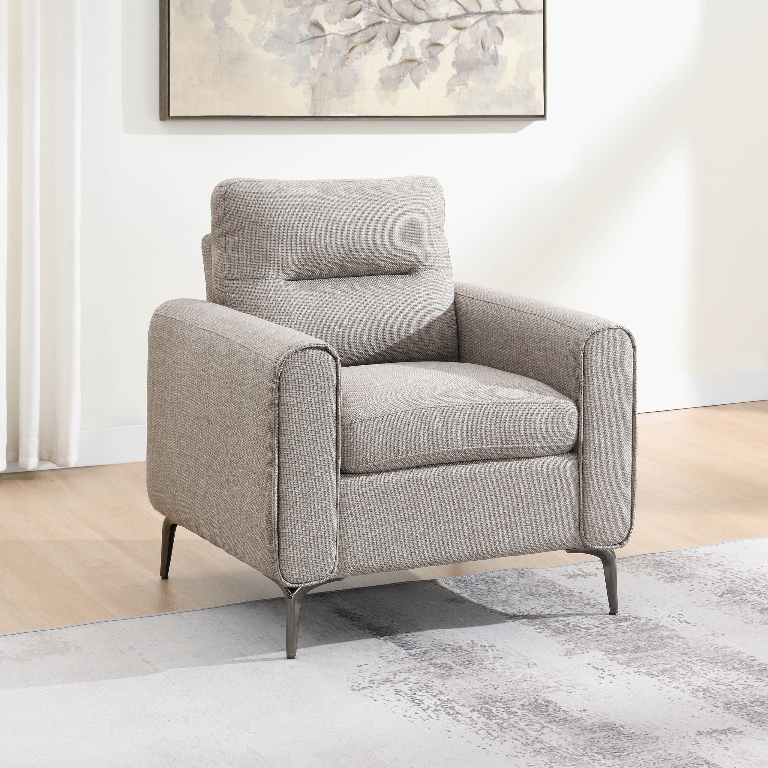 Movo Velora Armchair Fabric Sofa