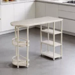 Movo Jazz 2-Seater Travertine High Table Set