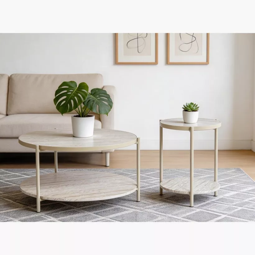Movo Coda Round Coffee Table - Image 5