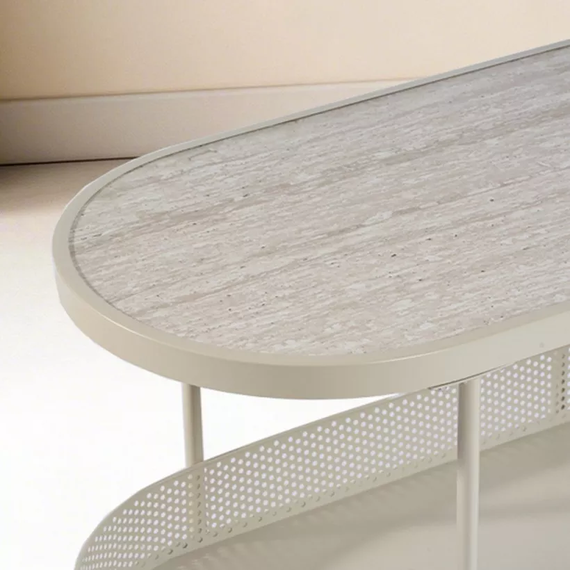 Movo Jazz Oval Coffee Table - Image 4