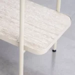 Movo Shelly 4-Tier Bookshelf with Metal Frame