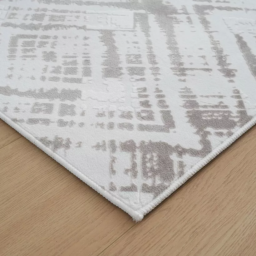 Ontario Dimo Stripes Printed Flannel Rug - 110x160 cm - Image 3