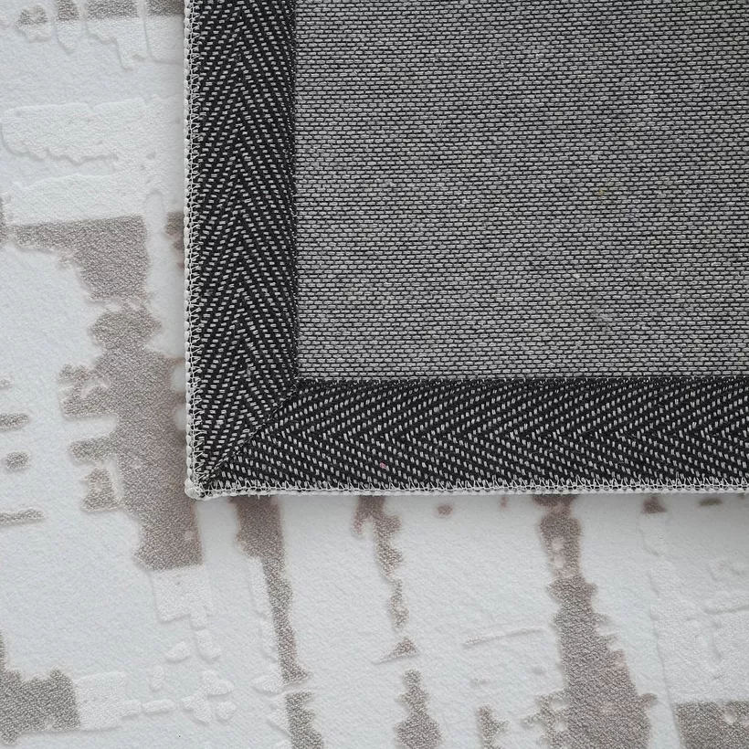 Ontario Dimo Stripes Printed Flannel Rug - 110x160 cm - Image 5