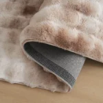 Timmy Bubble Rabbit Fur Printed Rug - 120x170 cm