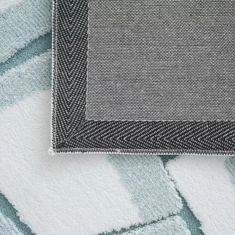 Ontario Arris Stripes Printed Flannel Rug - 120x170 cm - Image 5