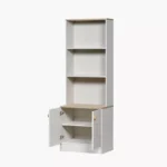 Movo Skara 2-Door Bookcase