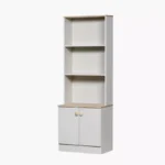Movo Skara 2-Door Bookcase