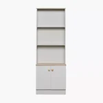 Movo Skara 2-Door Bookcase