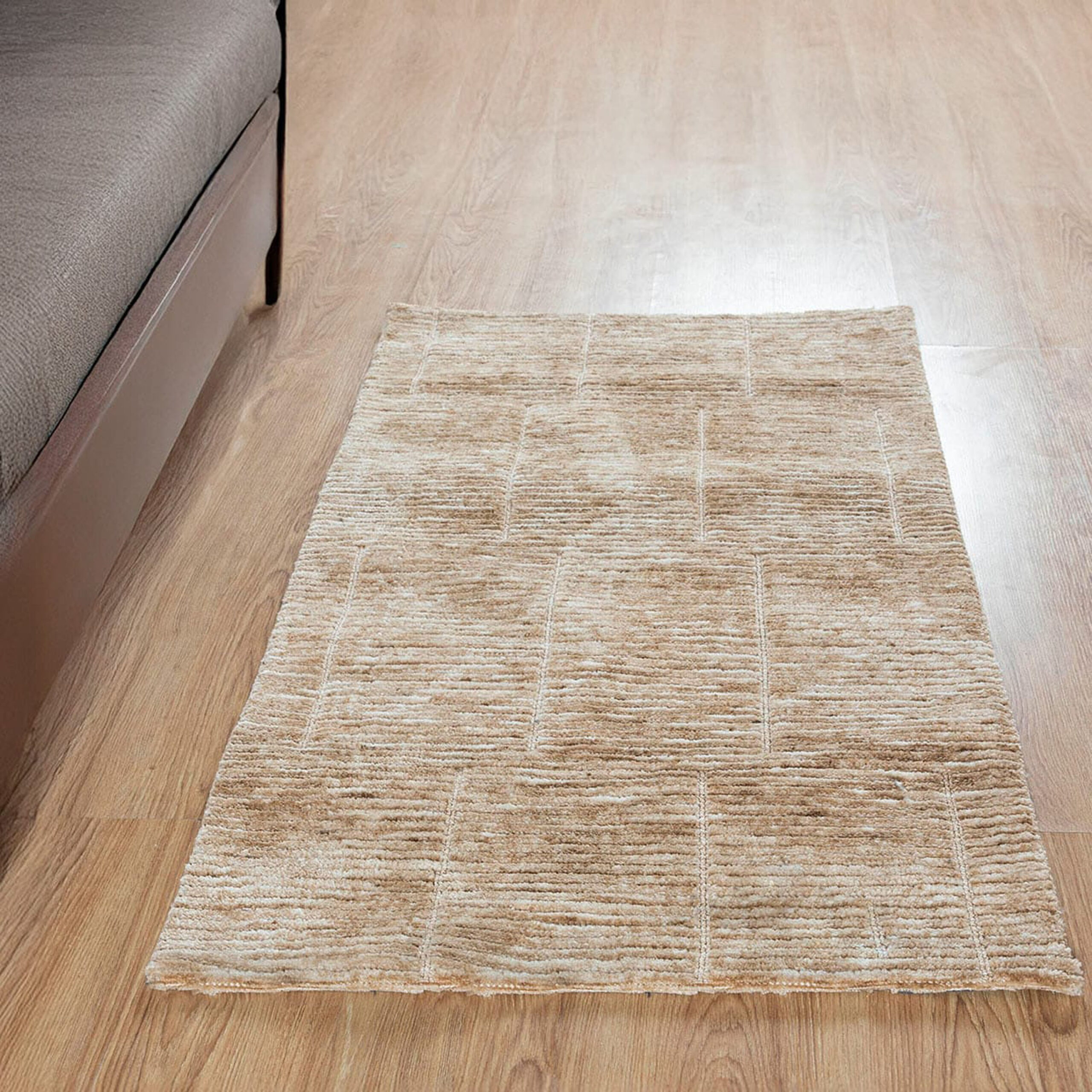 Milton Fade Microfiber Knitted Rug - 75x150 cm