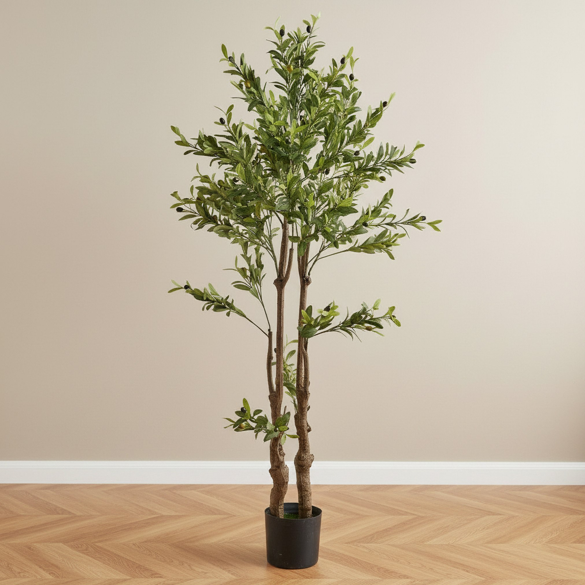 Teodora Artificial Olive Tree with Double Trunks - 180 cm