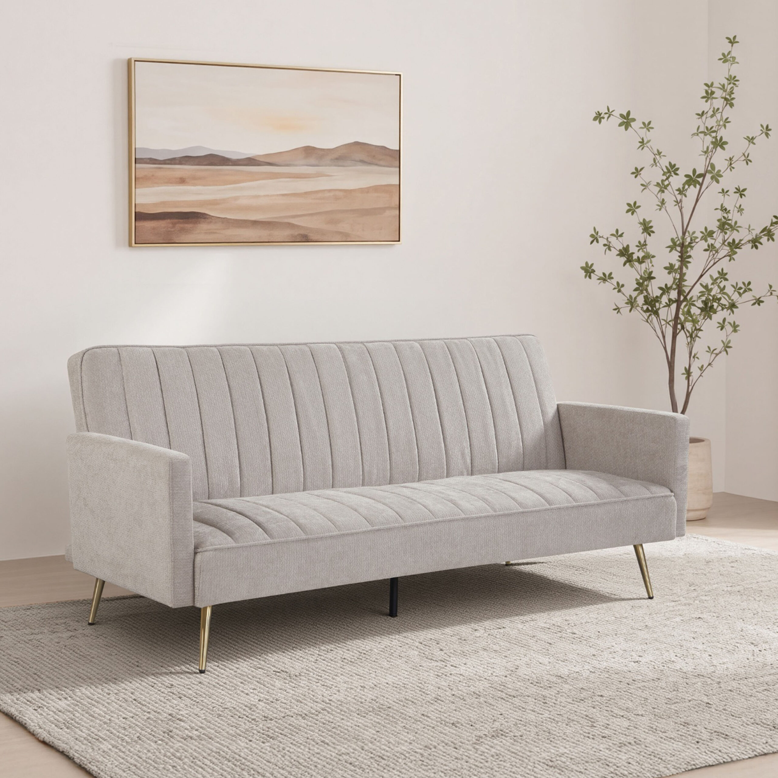 Sparta 3-Seater Fabric Sofa Bed