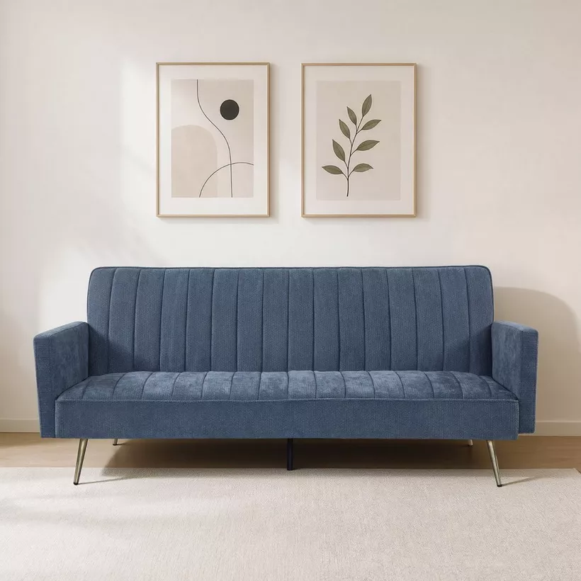 Sparta 3-Seater Fabric Sofa Bed - Image 3
