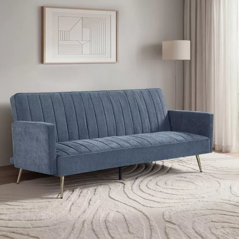 Sparta 3-Seater Fabric Sofa Bed - Image 4