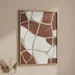 Relay Abstract Framed Picture with Plaster - 60x80x3 cm - Image 5