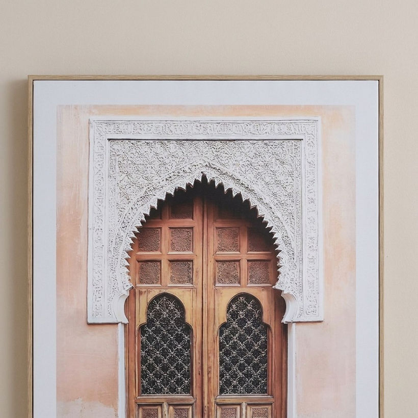 Relay Arabic Door PS Framed Picture - 45x60x2.5 cm - Image 3
