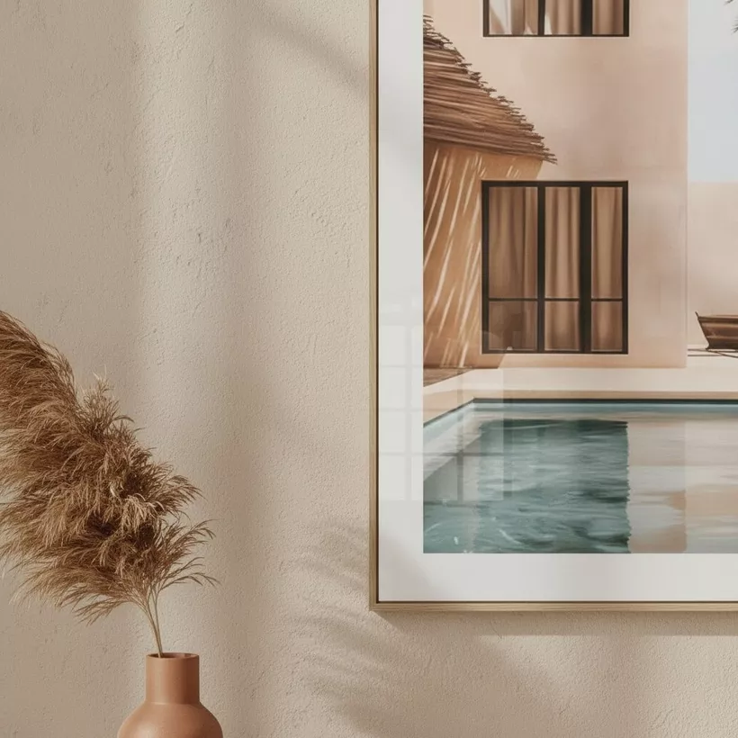 Relay Outdoor Pool Framed Picture - 45x60x2.5 cm - Image 4