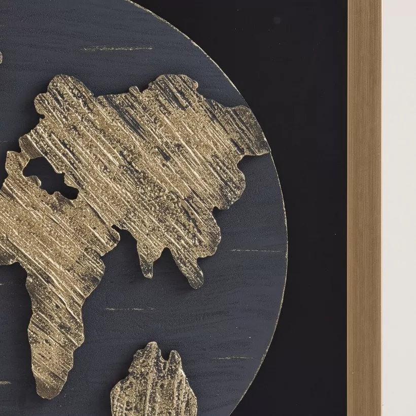 Relay World Art Shadow Box - 50x50x4 cm - Image 3