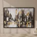 Relay Cityline Framed Handpainted Canvas - 90x60x3.8 cm - Image 6