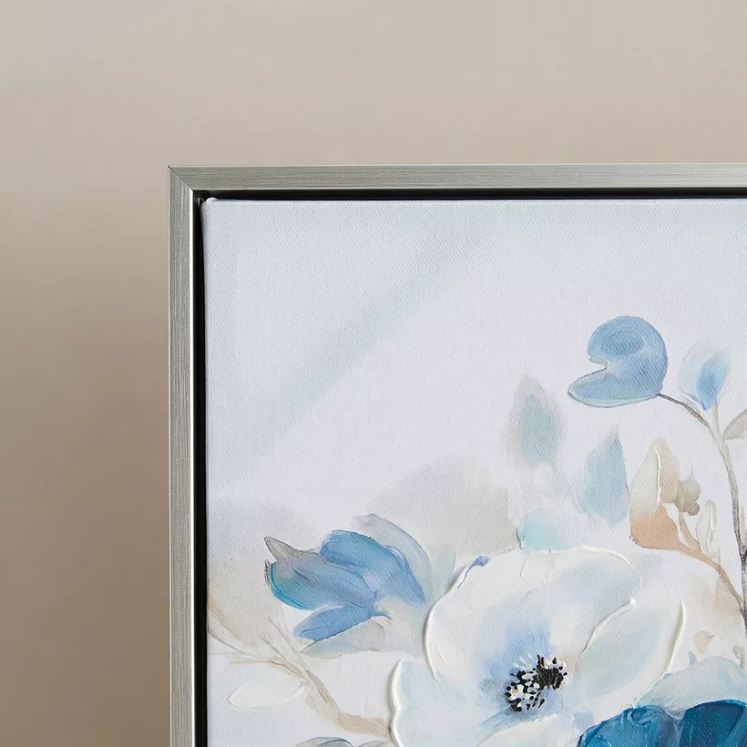 Orson Floral Bunch 60% Hand-Painted Framed Picture - 50x100 cm - Image 3