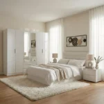 Orion 6-Door Wardrobe with 2 Drawers and 2 Mirrors