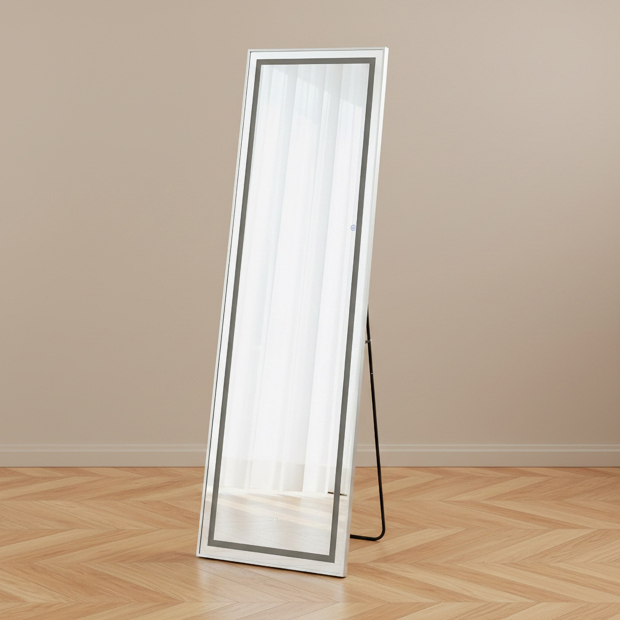 Reda Glit LED Mirror with Stand - 50x160 cm