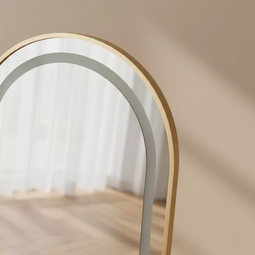 Reda Glit Arched LED Mirror with Stand - 50x160 cm - Image 4