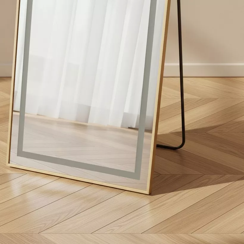Reda Glit Arched LED Mirror with Stand - 50x160 cm - Image 5