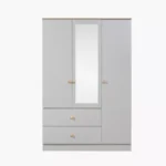 Movo Skara 3-Door Wardrobe with 2 Drawers