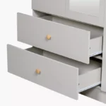 Movo Skara 3-Door Wardrobe with 2 Drawers