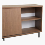 Wilson 2-Sliding Door 3-Drawer Sideboard High TV Stand for TVs up to 70 inches