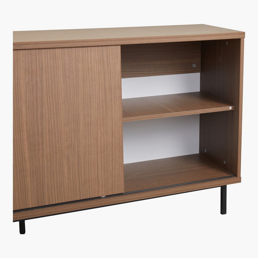 Wilson 2-Sliding Door 3-Drawer Sideboard High TV Stand for TVs up to 70 inches - Image 5